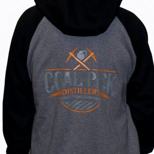 Hooded Sweatshirt -  Black and Grey