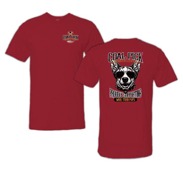 Men's T-Shirt (Coal Pick Puppy)