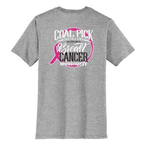 Men's Breast Cancer  Grey T-Shirt